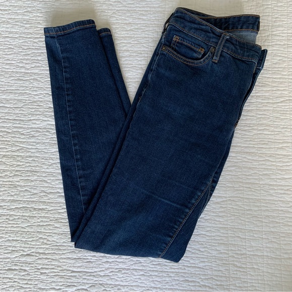 CLASSIC SLIM DARK WASH JEANS JOE FRESH / SKINNY / ANKLE / 28 - Picture 5 of 7
